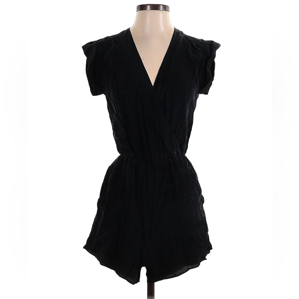 Aritzia Babaton 100% Silk Romper Black Size XXS NWOT